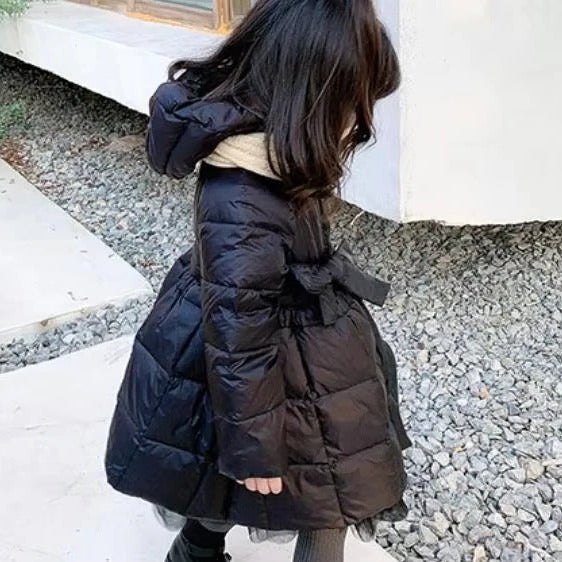 The Sleek, Belted 'Cloud-Coat' for Little Explorers
